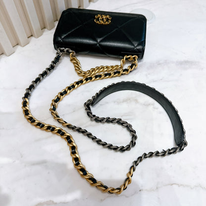 Chanel 19 WOC in Black