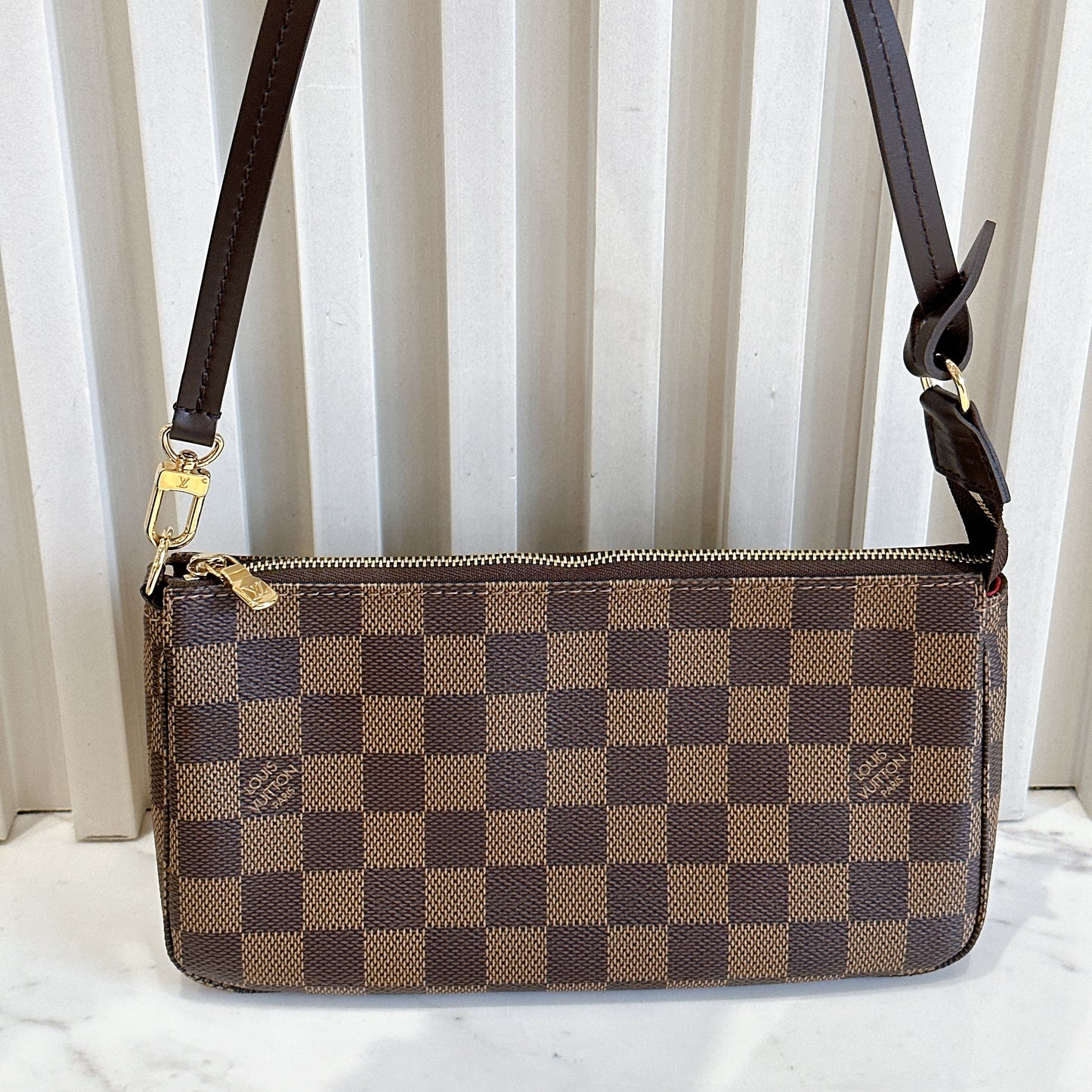 LV Pochette Accessoires in Damier Ebene