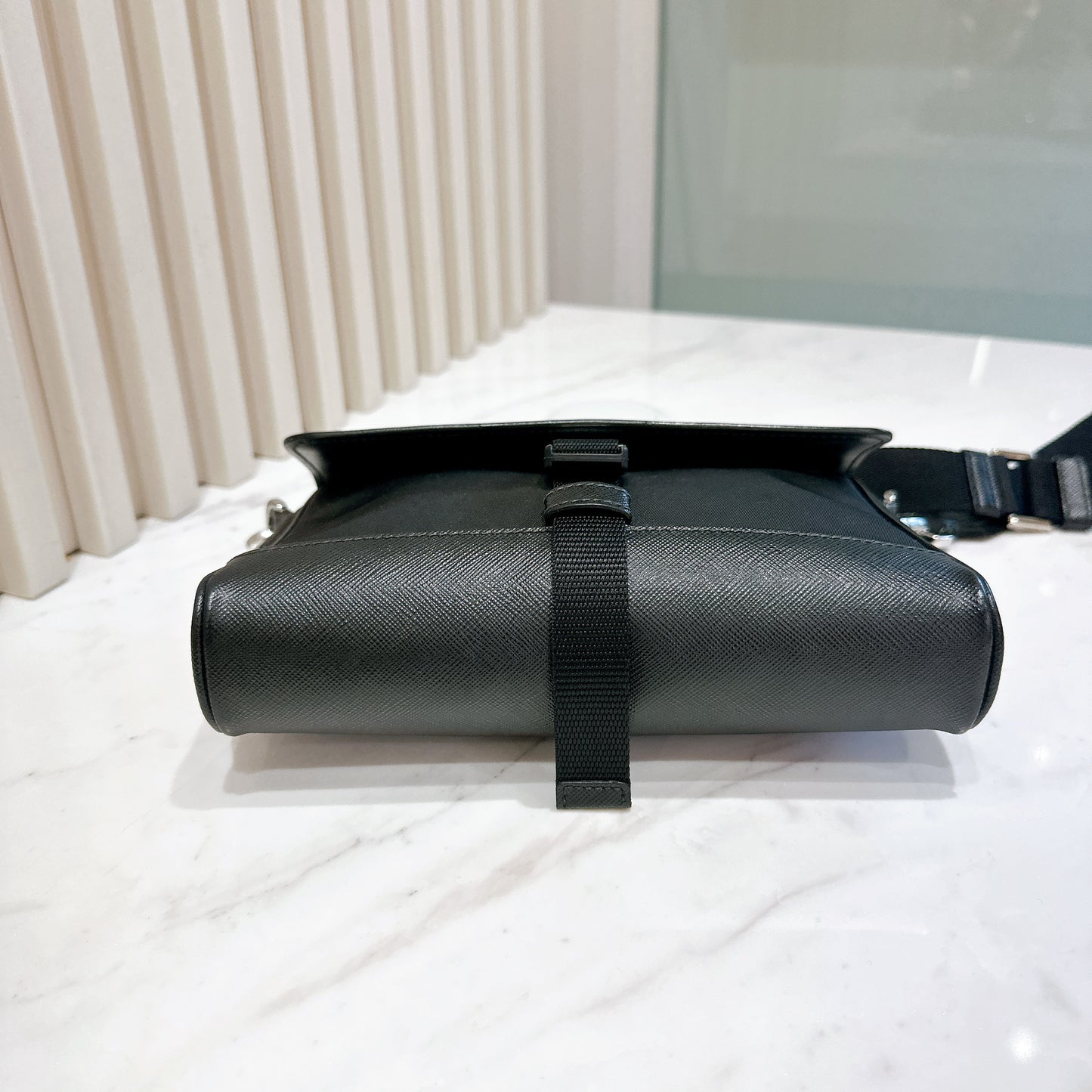 Prada Renylon and Saffiano Leather Crossbody