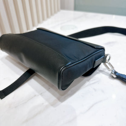 Prada Renylon and Saffiano Leather Crossbody