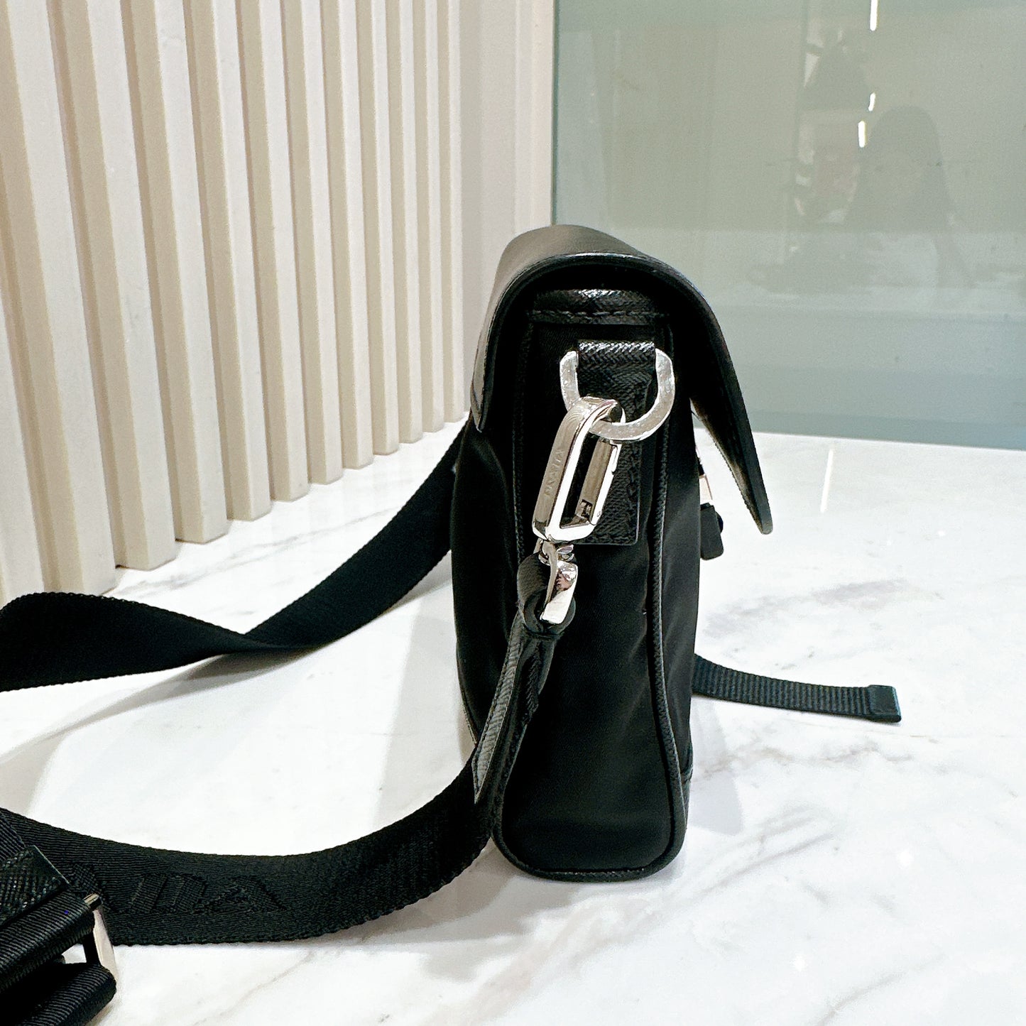 Prada Renylon and Saffiano Leather Crossbody