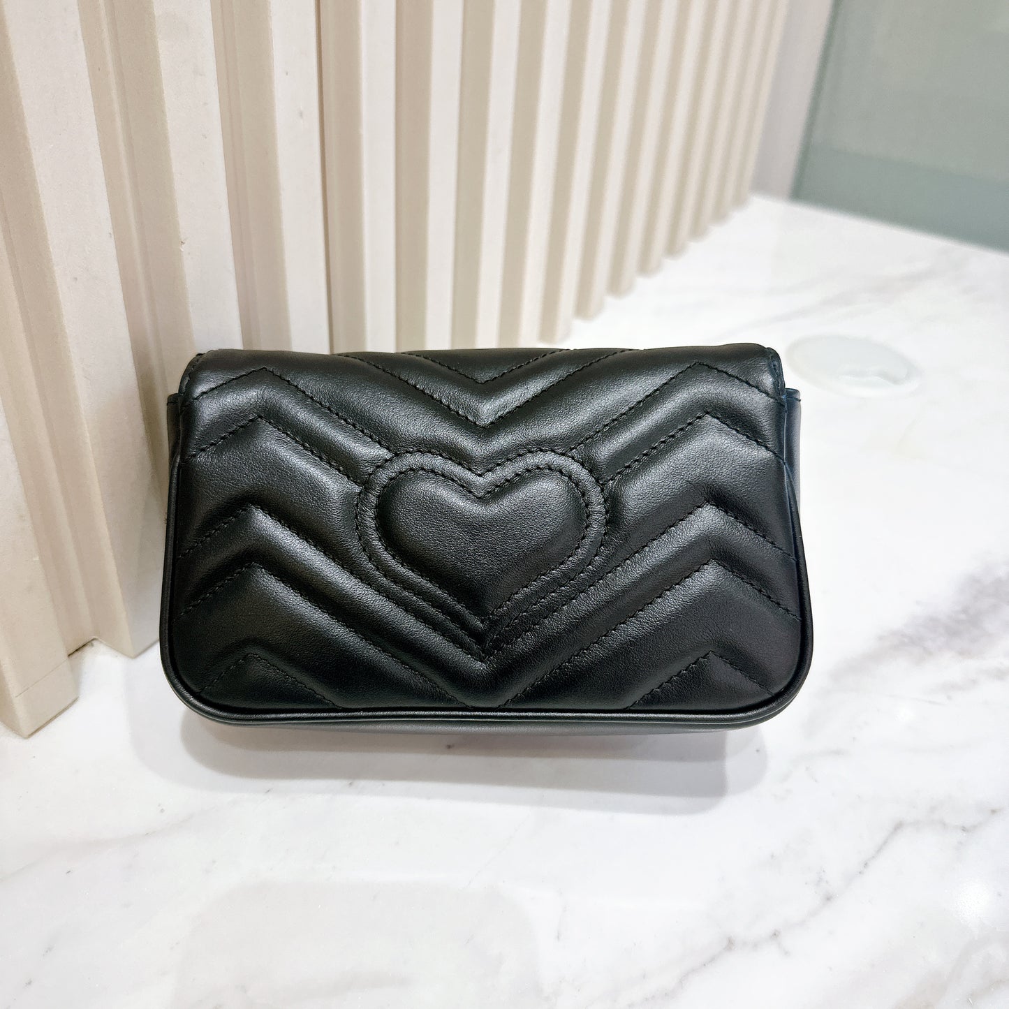 Gucci Marmont Supermini in Black GHW