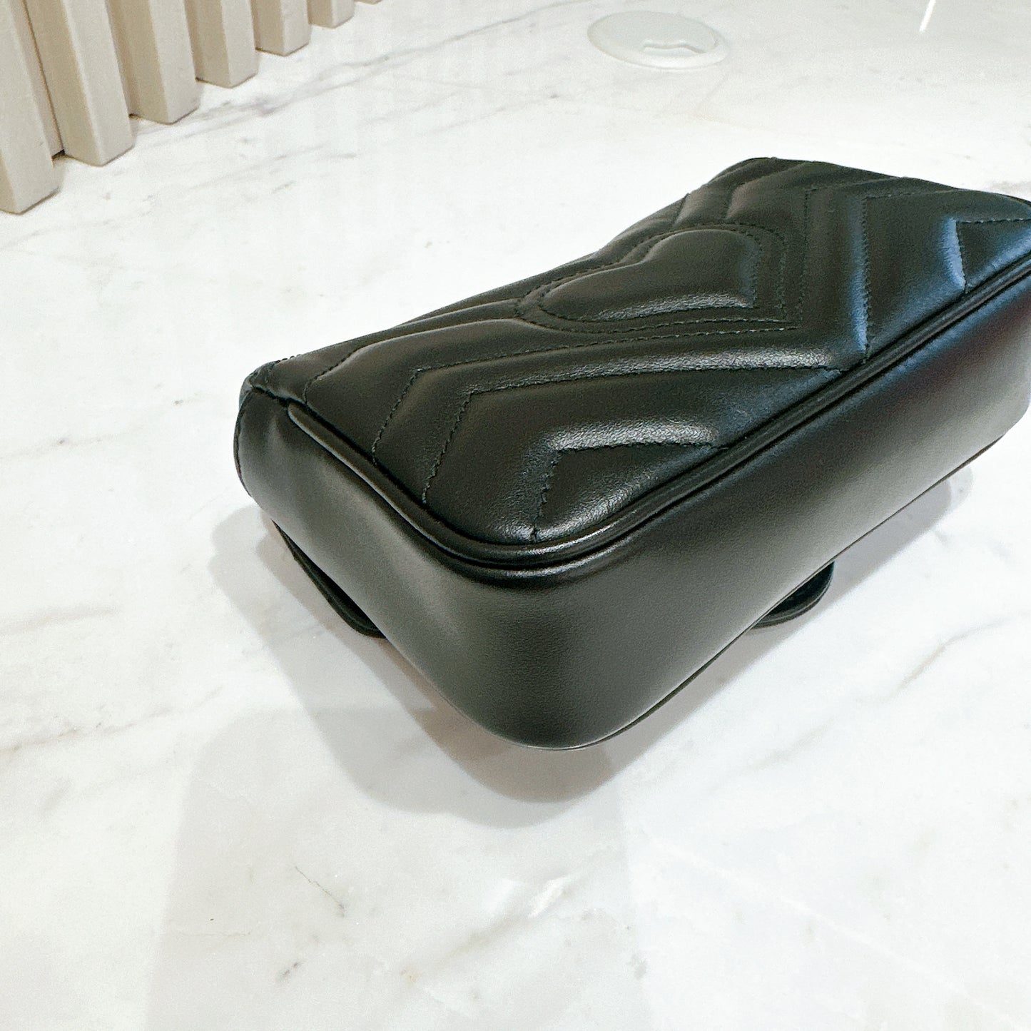 Gucci Marmont Supermini in Black GHW