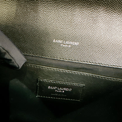YSL Medium Envelope in Black SHW