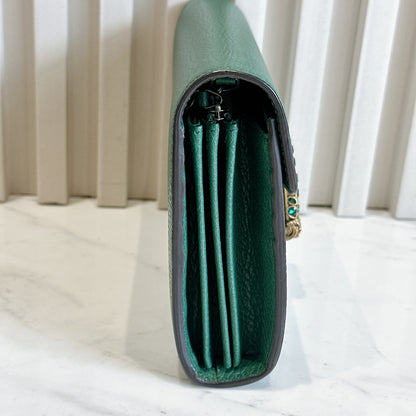 Gucci Dionysus Wallet On Chain in Green