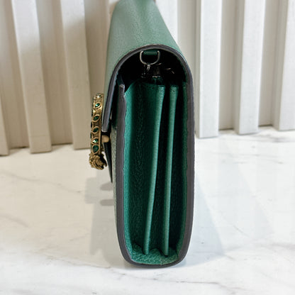 Gucci Dionysus Wallet On Chain in Green