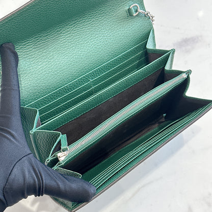 Gucci Dionysus Wallet On Chain in Green