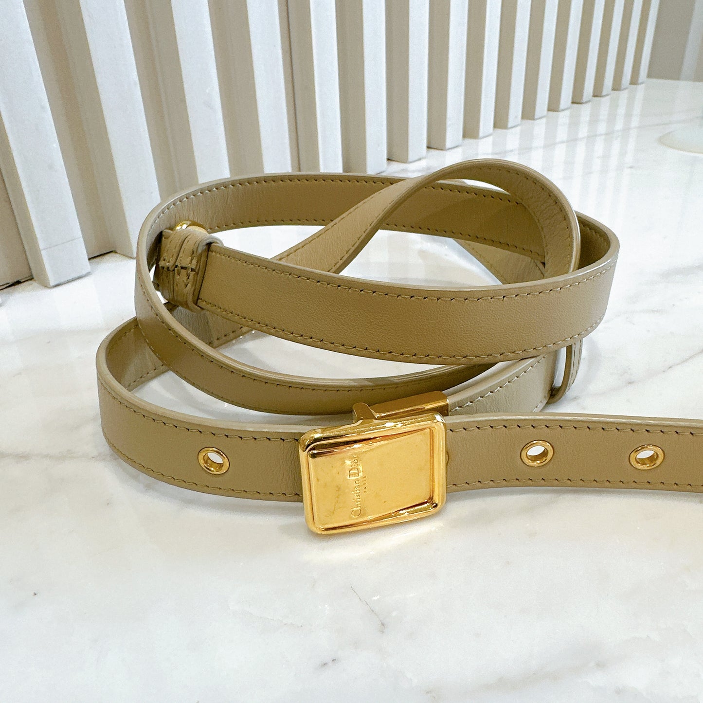 Dior Bobby Medium in Beige