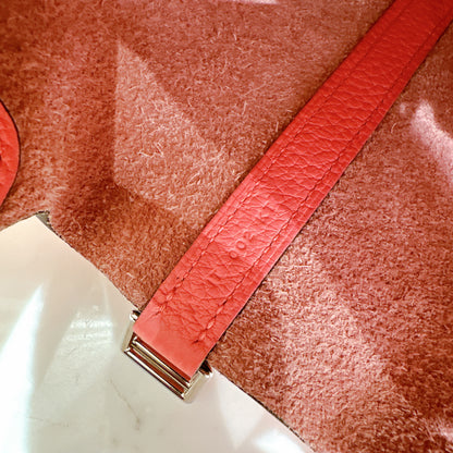 Hermes Picotin 18 in Rose Azalee PHW
