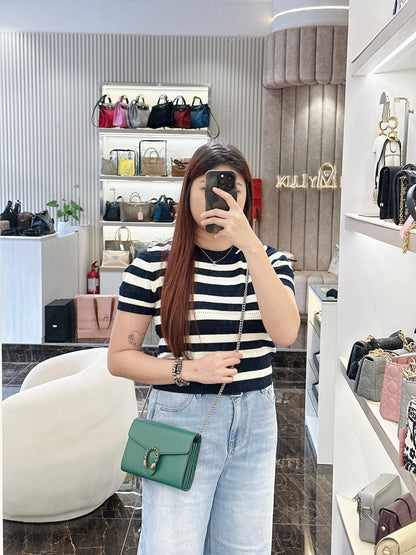 Gucci Dionysus Wallet On Chain in Green