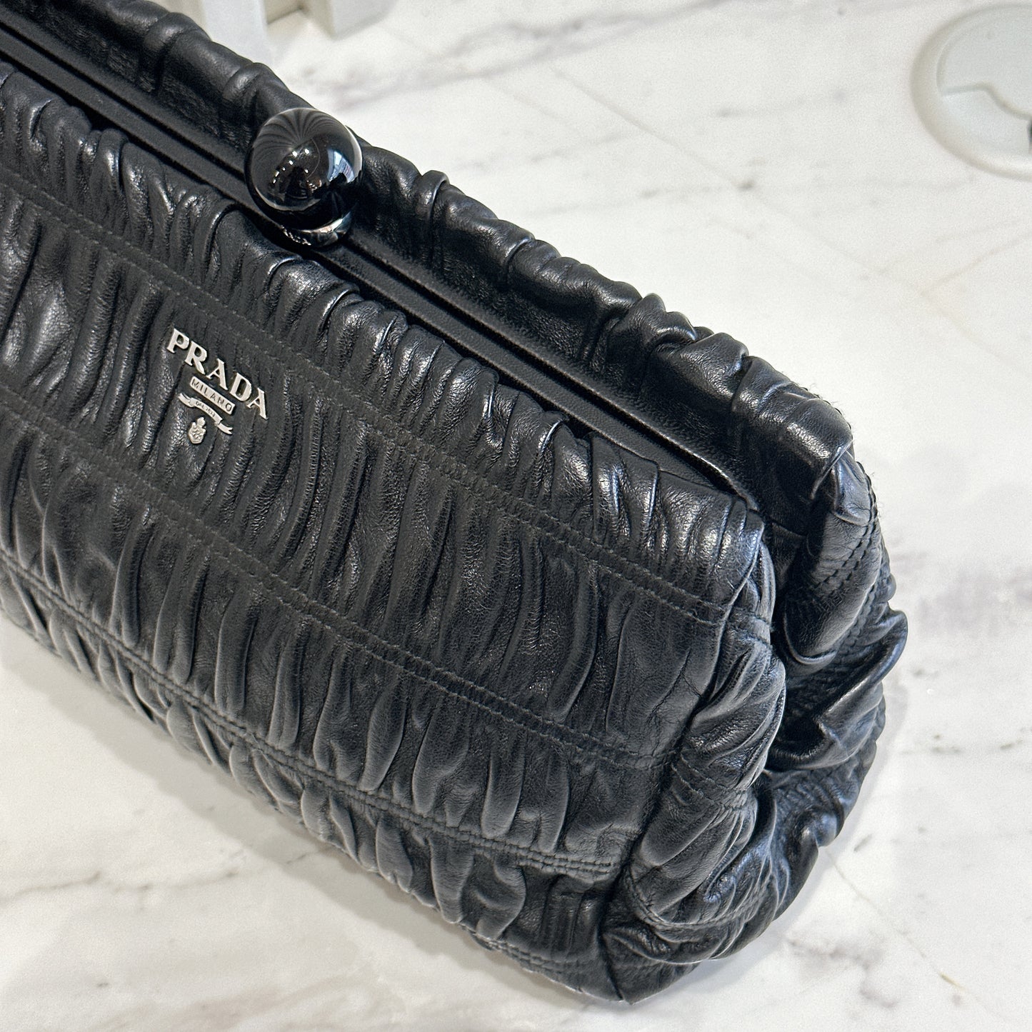 Prada Nappa Gaufre Clutch