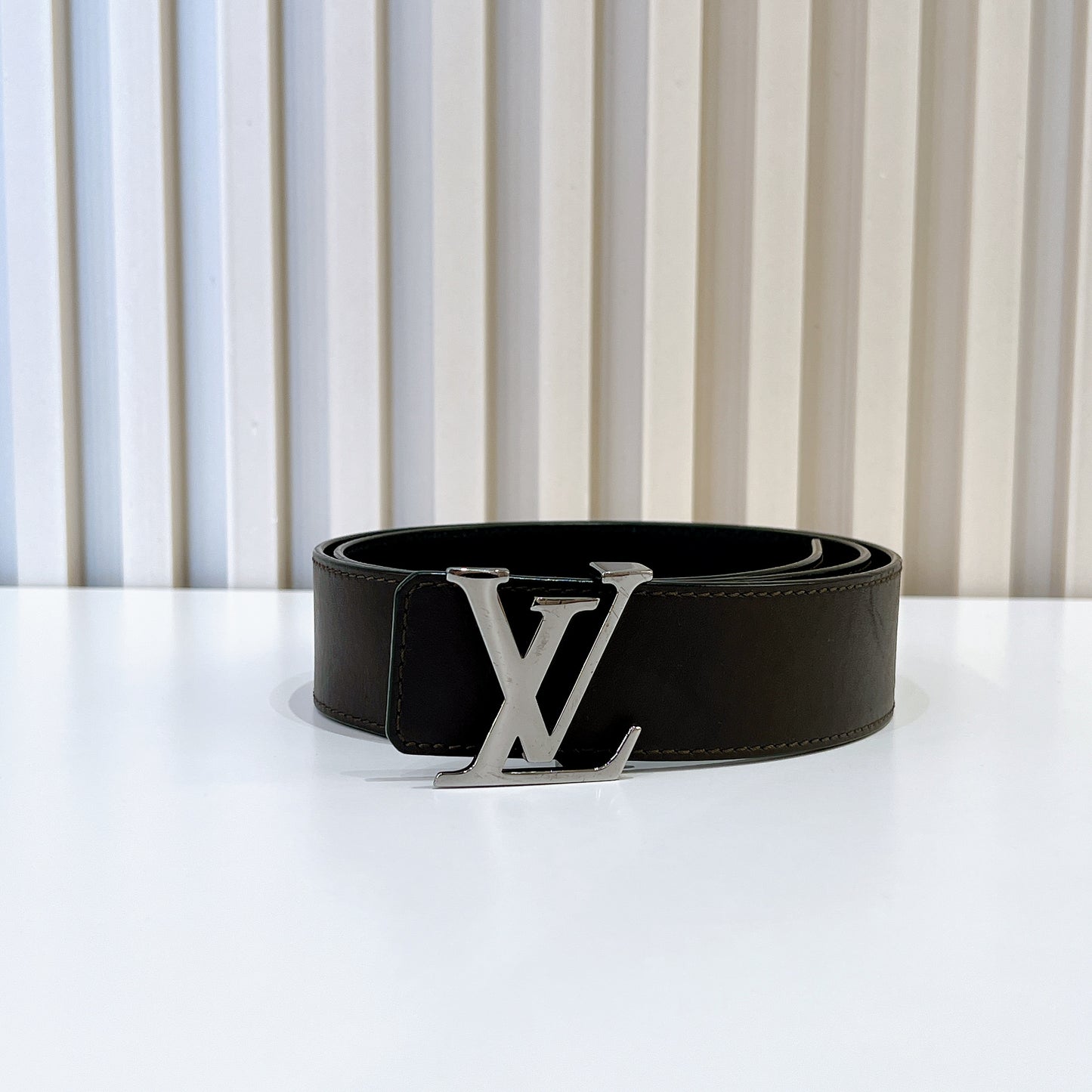 LV Initiales 40mm Brown Belt