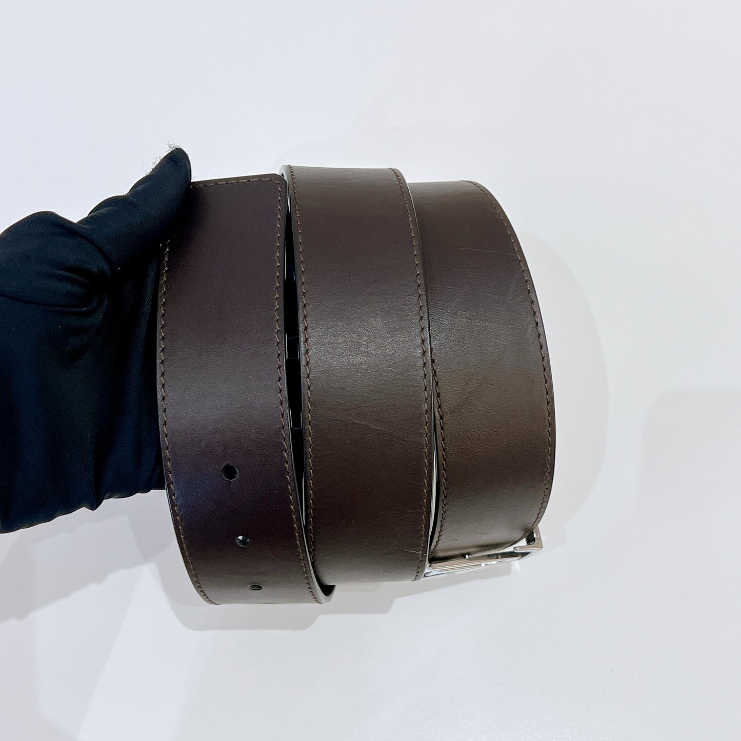 LV Initiales 40mm Brown Belt