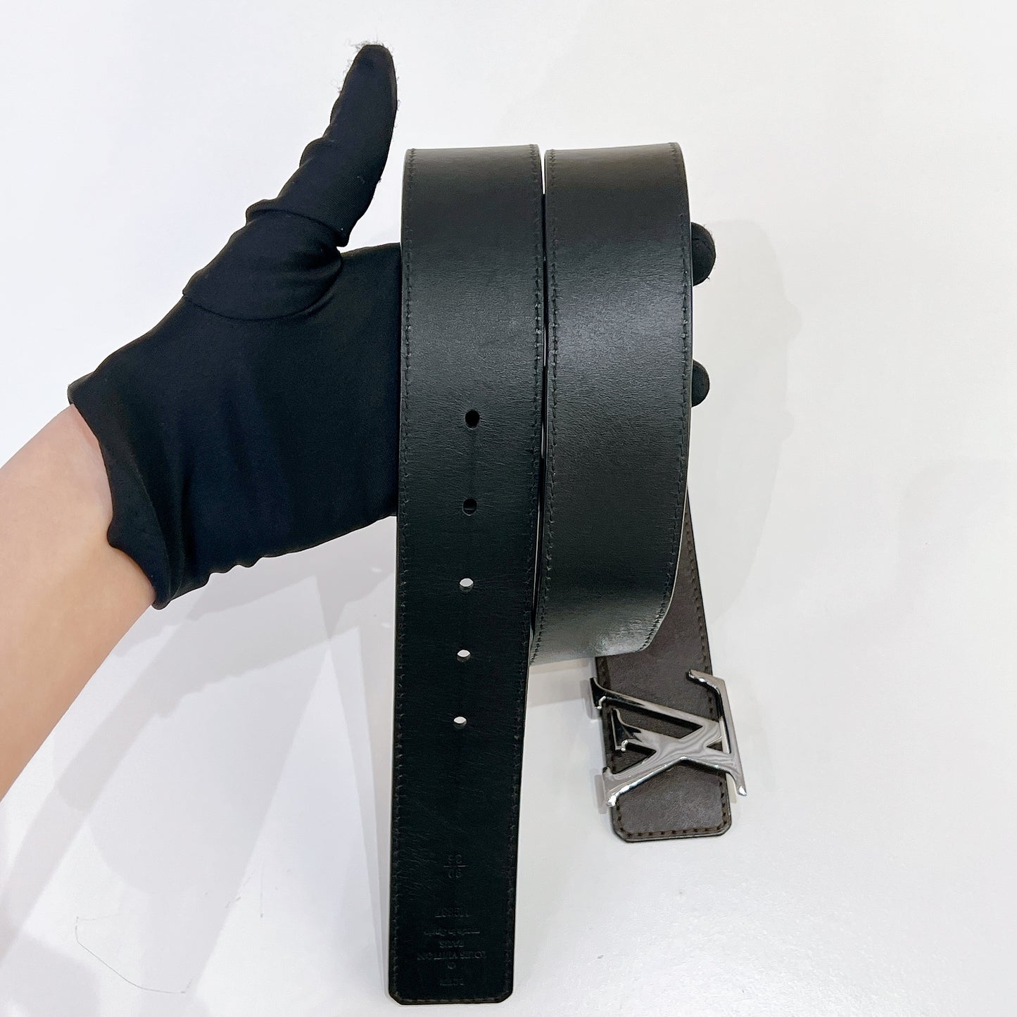 LV Initiales 40mm Brown Belt
