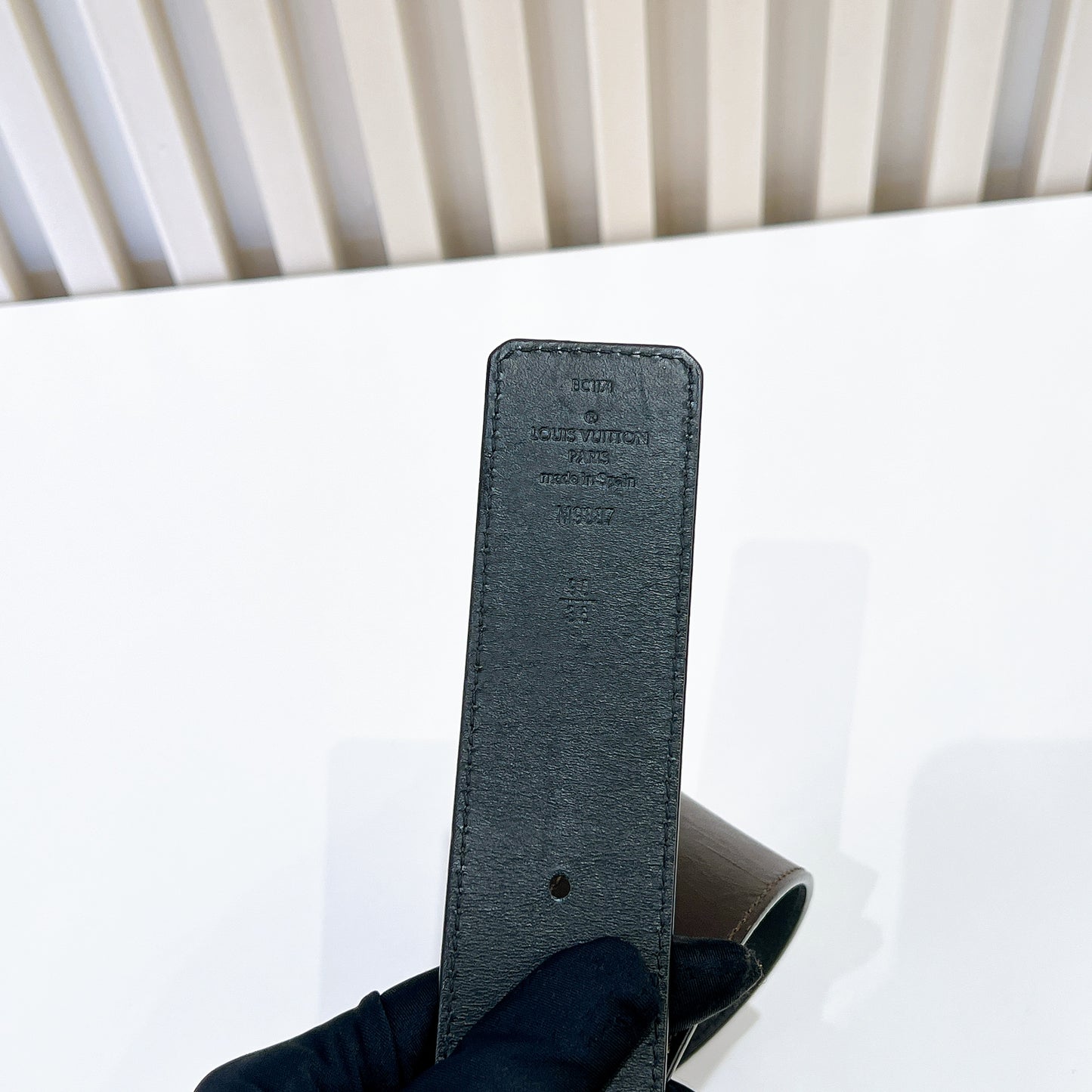 LV Initiales 40mm Brown Belt