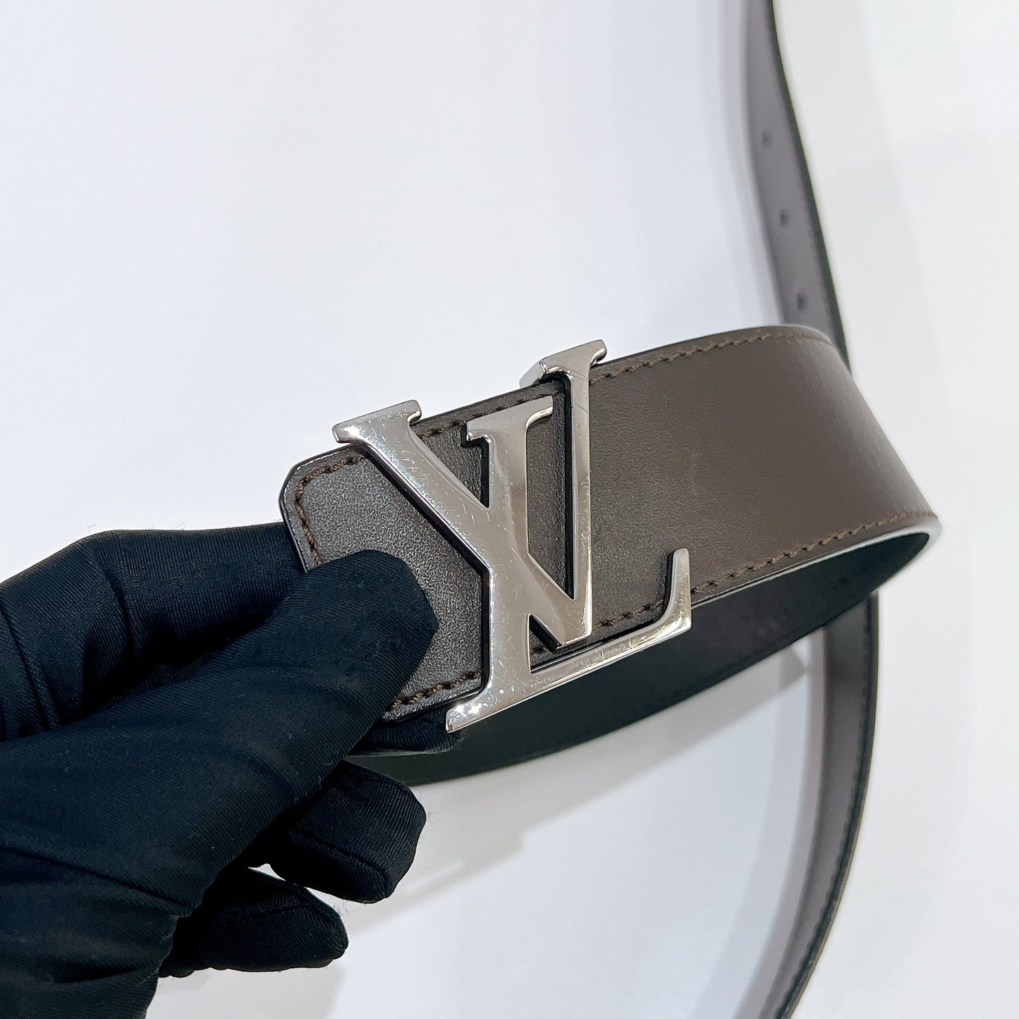 LV Initiales 40mm Brown Belt