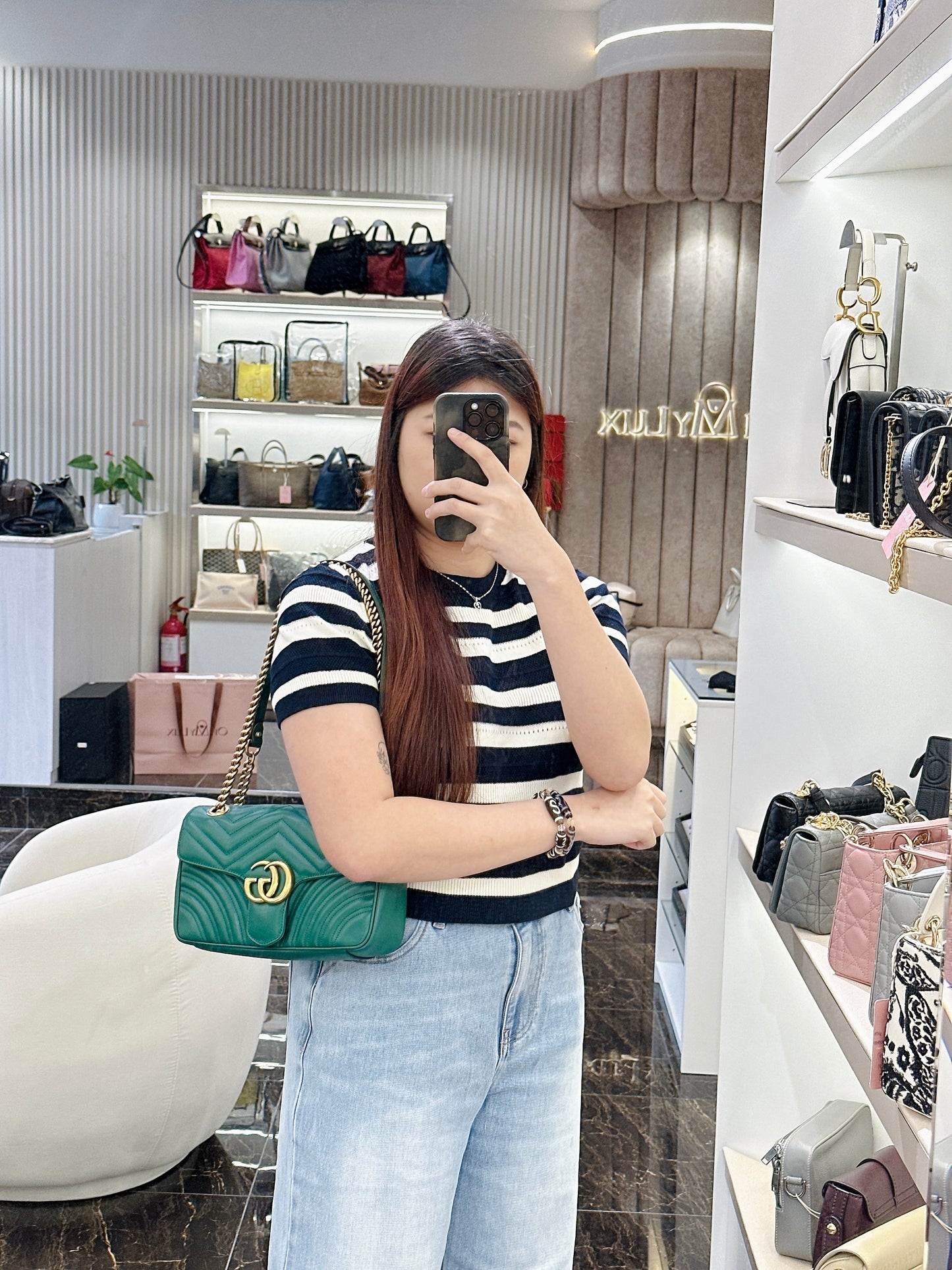 Gucci Marmont Small in Green