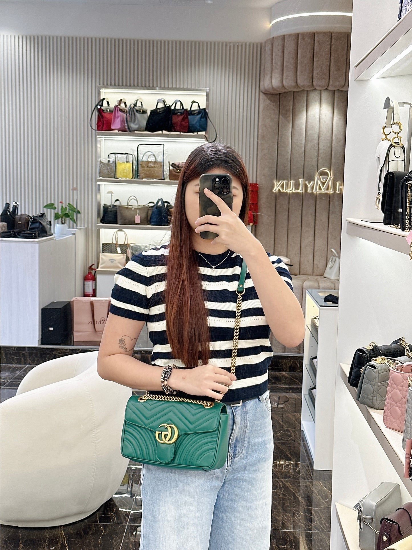 Gucci Marmont Small in Green