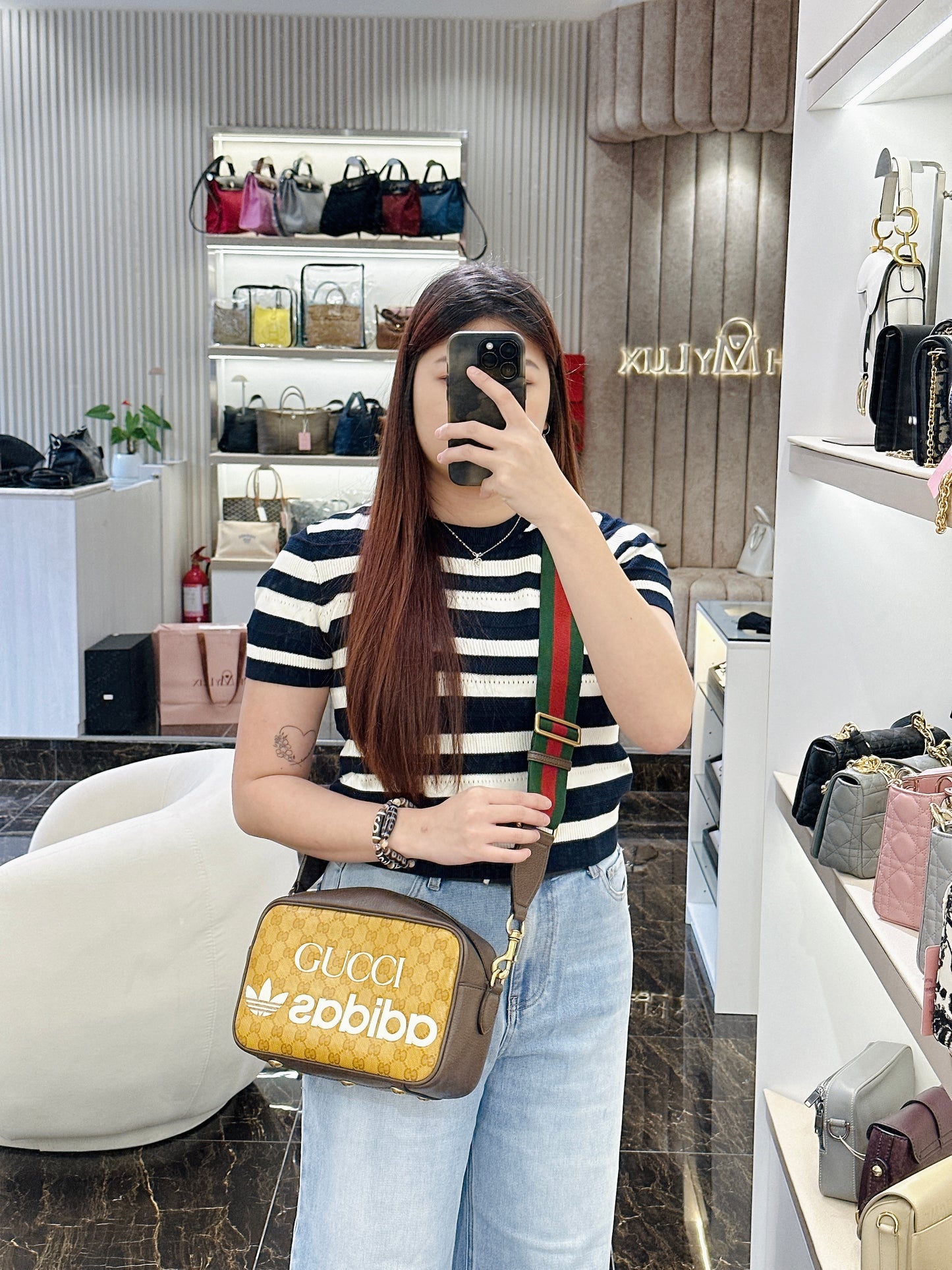 Gucci x Adidas Camera Bag