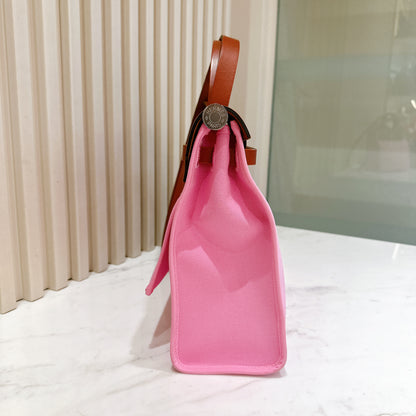 Hermes Herbag Zip 31 Magnolia / Fauve