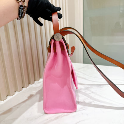 Hermes Herbag Zip 31 Magnolia / Fauve