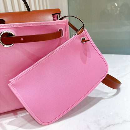 Hermes Herbag Zip 31 Magnolia / Fauve