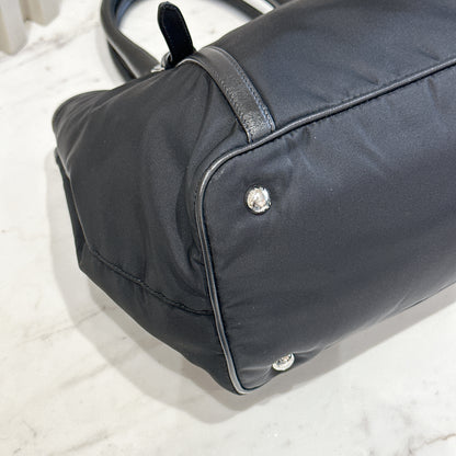 Prada BN1841 Tessuto Black 2 Way Tote