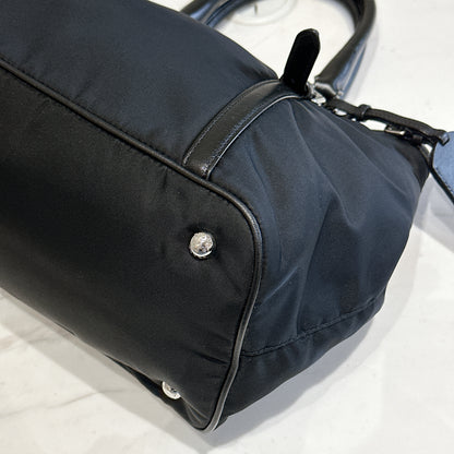 Prada BN1841 Tessuto Black 2 Way Tote