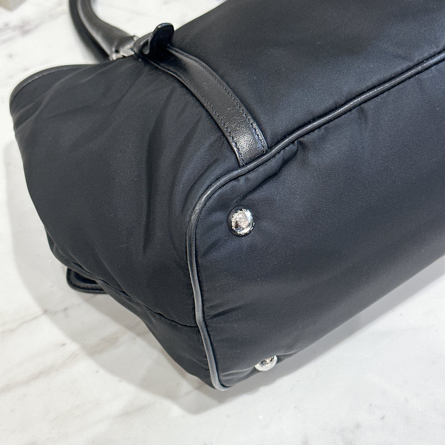 Prada BN1841 Tessuto Black 2 Way Tote