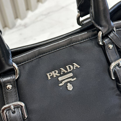 Prada BN1841 Tessuto Black 2 Way Tote