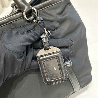 Prada BN1841 Tessuto Black 2 Way Tote