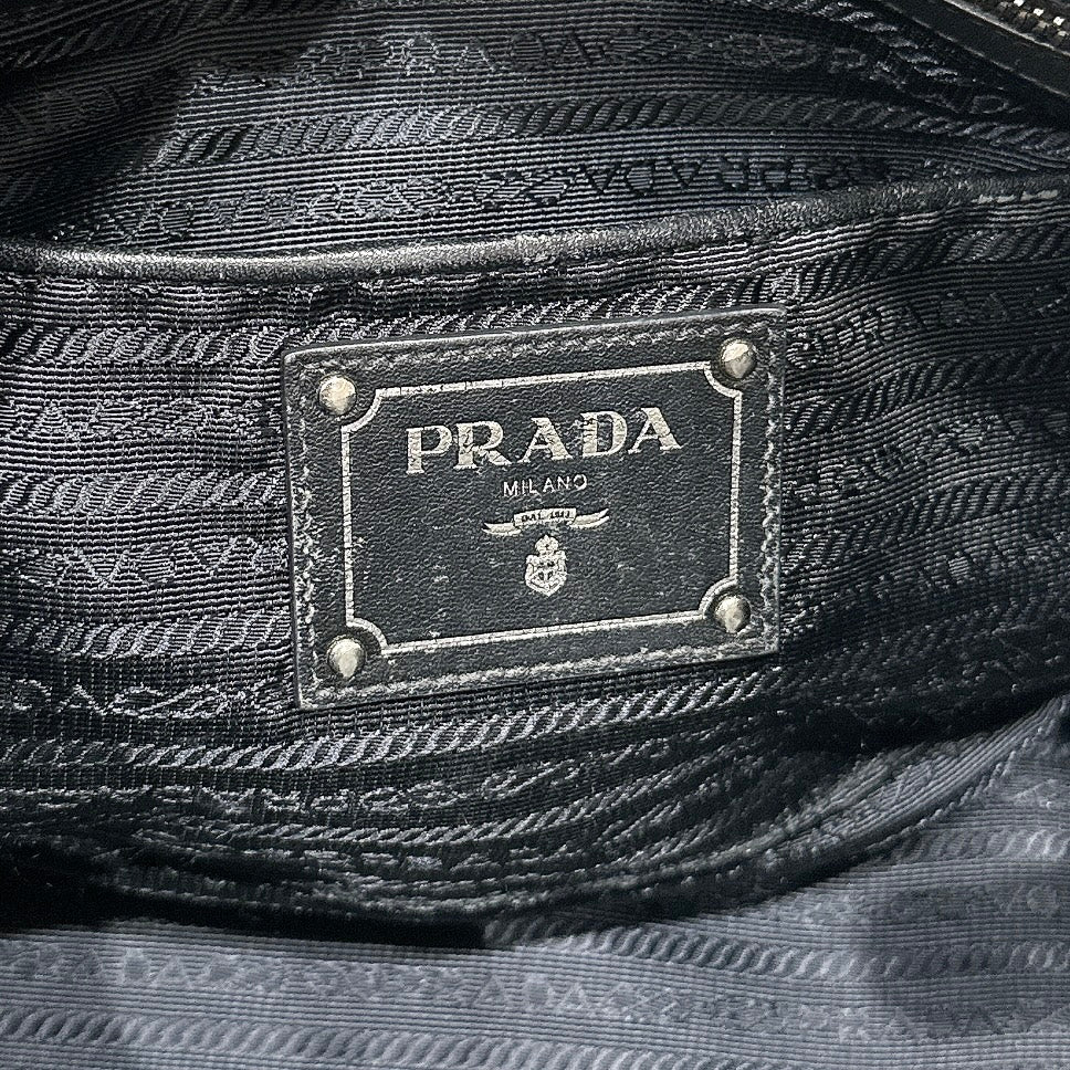 Prada BN1841 Tessuto Black 2 Way Tote