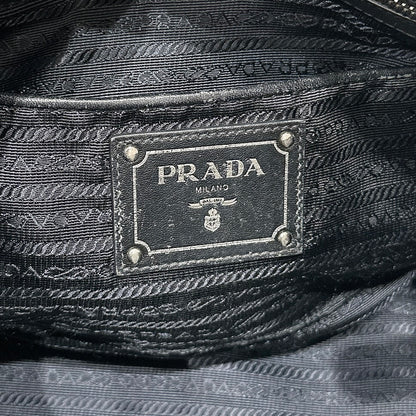 Prada BN1841 Tessuto Black 2 Way Tote