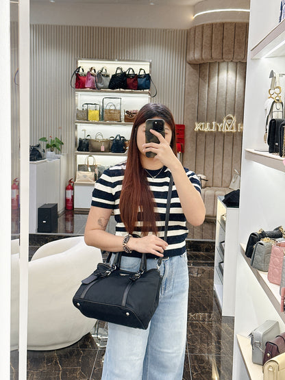 Prada BN1841 Tessuto Black 2 Way Tote