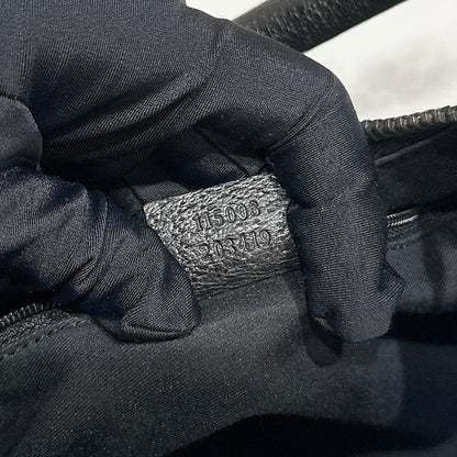 Gucci GG Canvas Black Hobo in Pig Leather