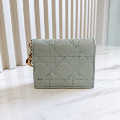 Dior Mini Lady Dior Gardenia Wallet