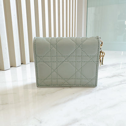 Dior Mini Lady Dior Gardenia Wallet