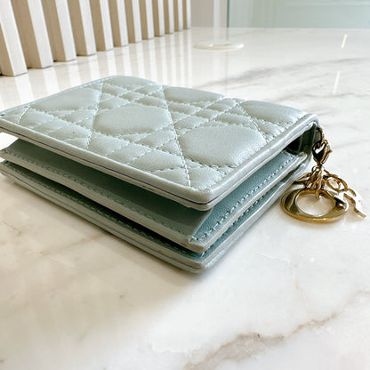 Dior Mini Lady Dior Gardenia Wallet