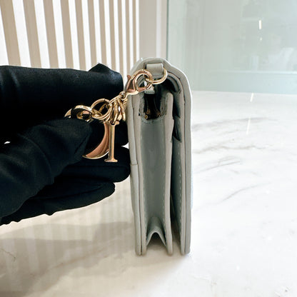 Dior Mini Lady Dior Gardenia Wallet