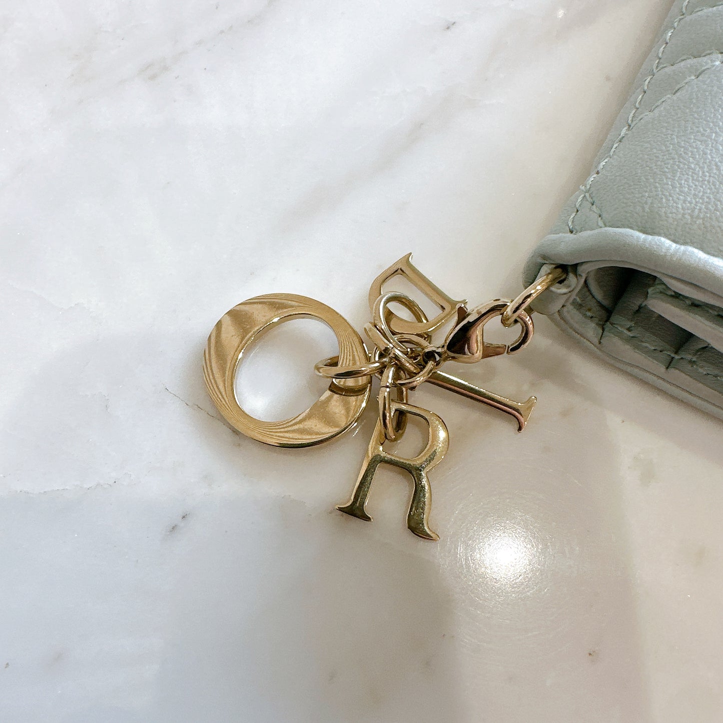 Dior Mini Lady Dior Gardenia Wallet