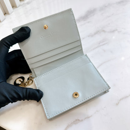 Dior Mini Lady Dior Gardenia Wallet