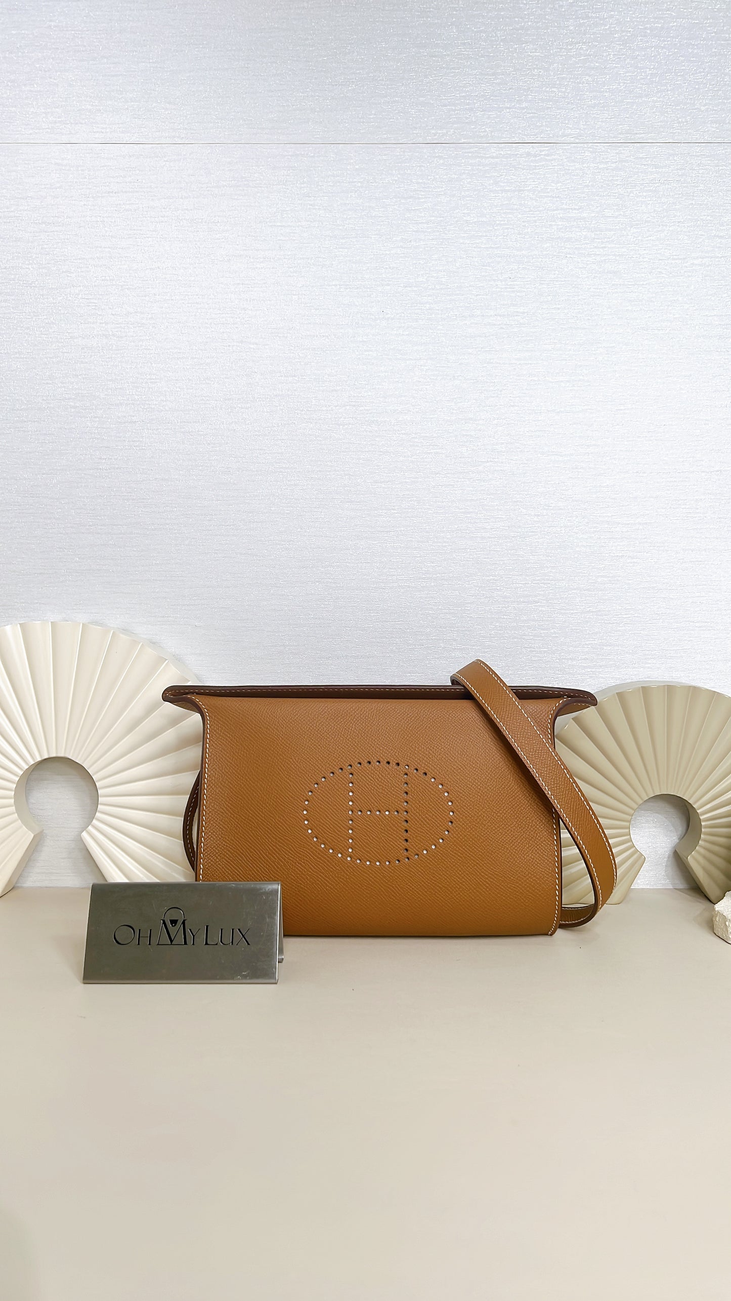 Hermes Videpoches in Gold