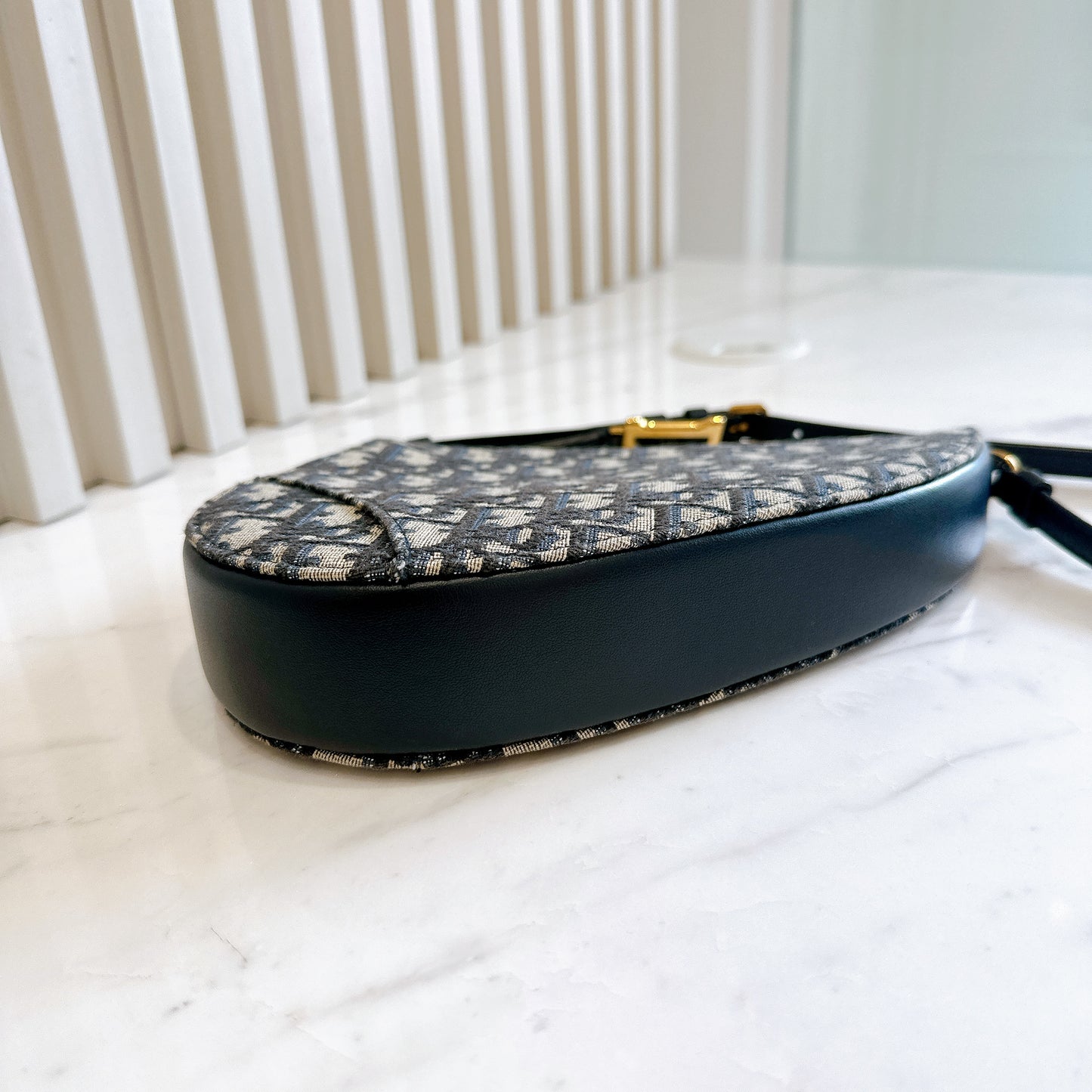 Dior Saddle Rodeo in Blue Dior Oblique Jacquard