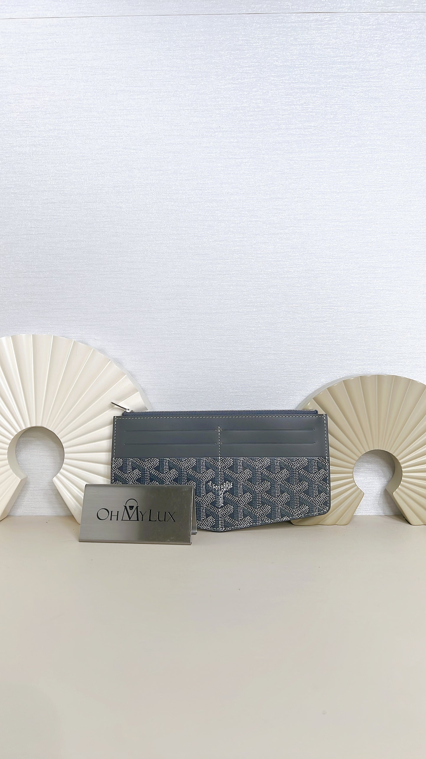 Goyard Insert Louise Wallet in Grey