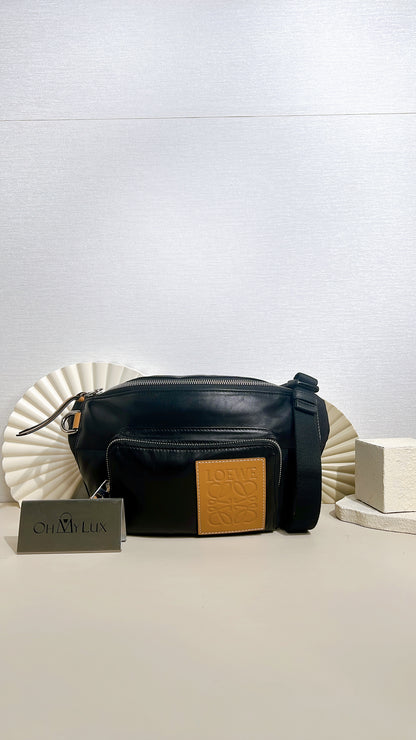 Loewe Puffy Bumbag in Black