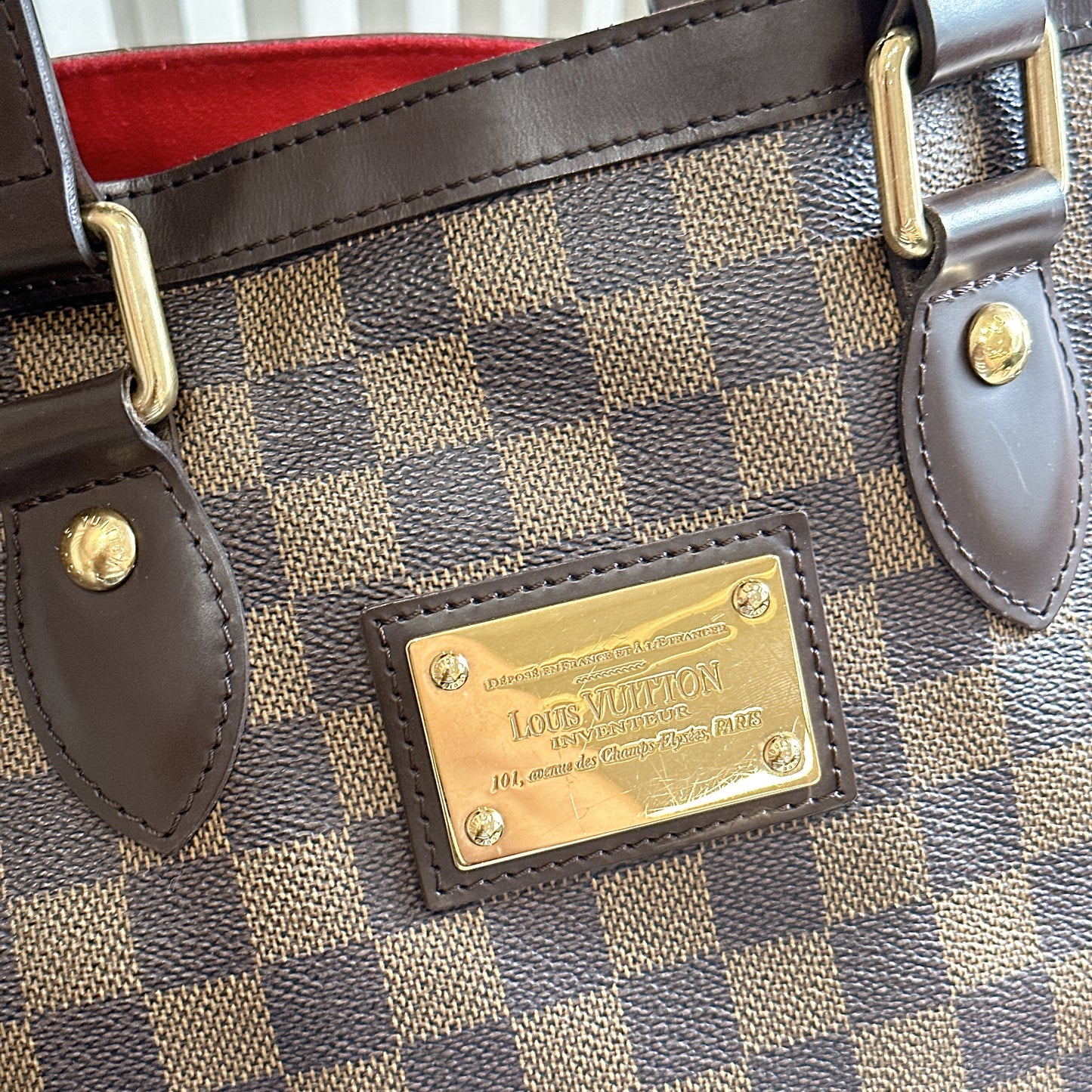 LV Damier Ebene Hampstead PM