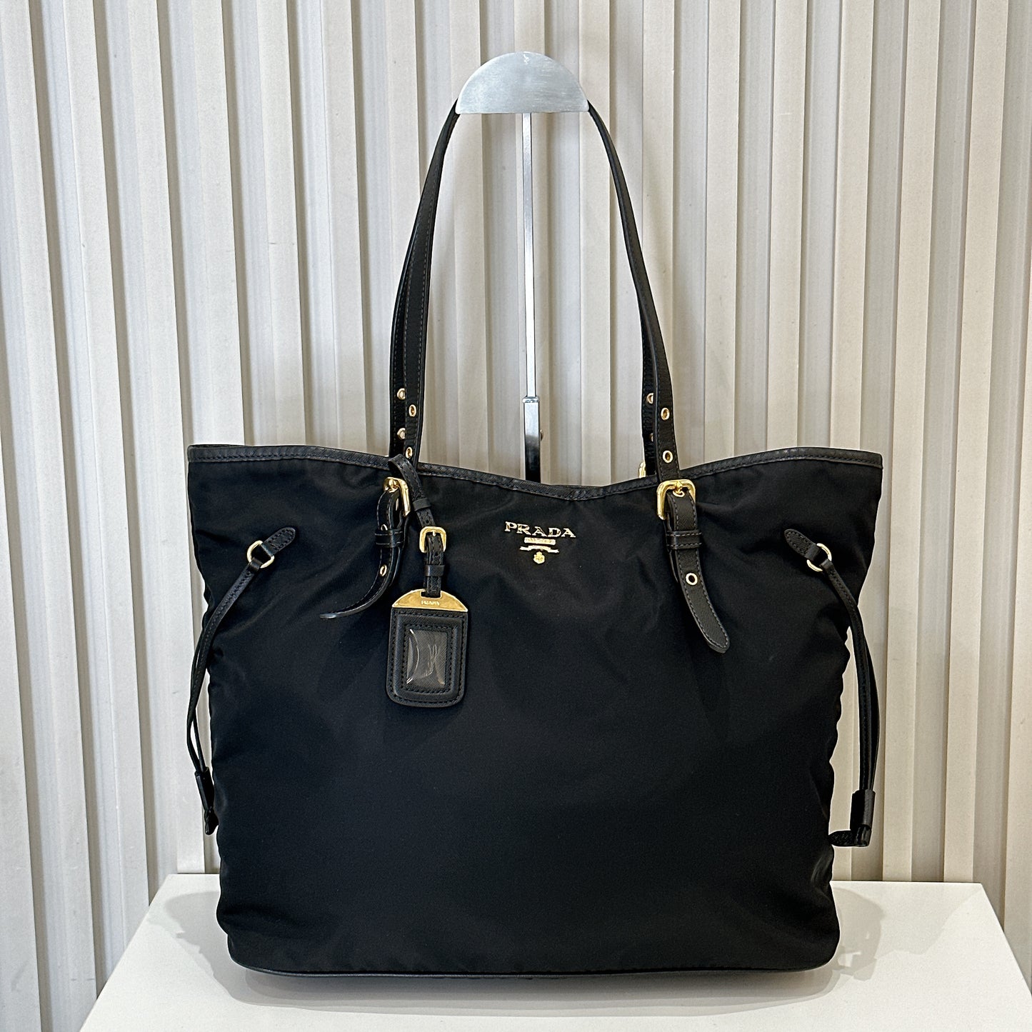 Prada Black Nylon Tote
