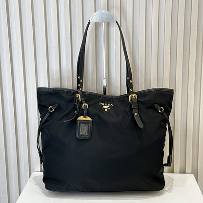 Prada Black Nylon Tote