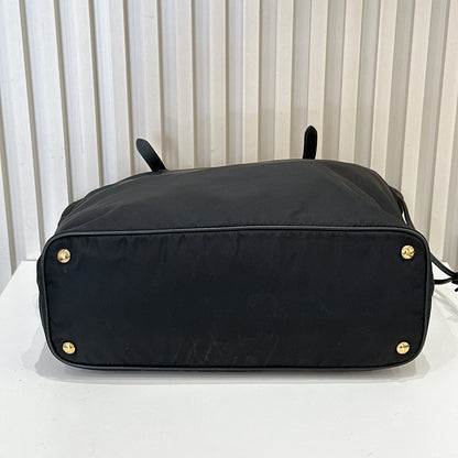 Prada Black Nylon Tote
