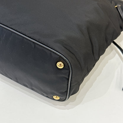Prada Black Nylon Tote